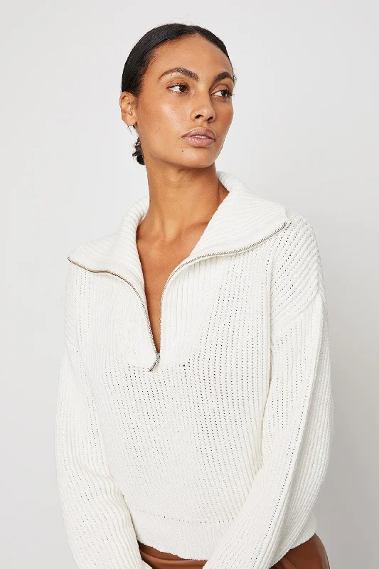 Asymmetrical Knit TopsBailey 44 Luciana Sweater in CrÃ¨me