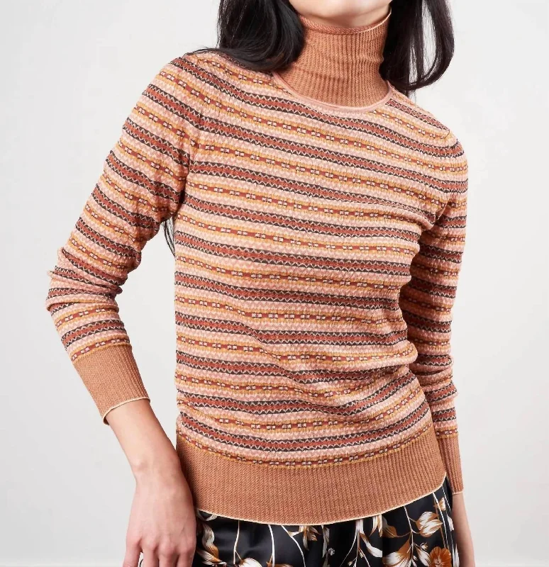 Ribbed Cuff Knit TopsBridget Pulllover In Agate