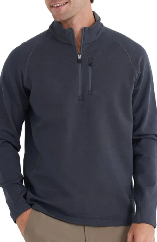 Urban Knit TopsMen's Bamboo Heritage Fleece Quarter Zip In Graphite