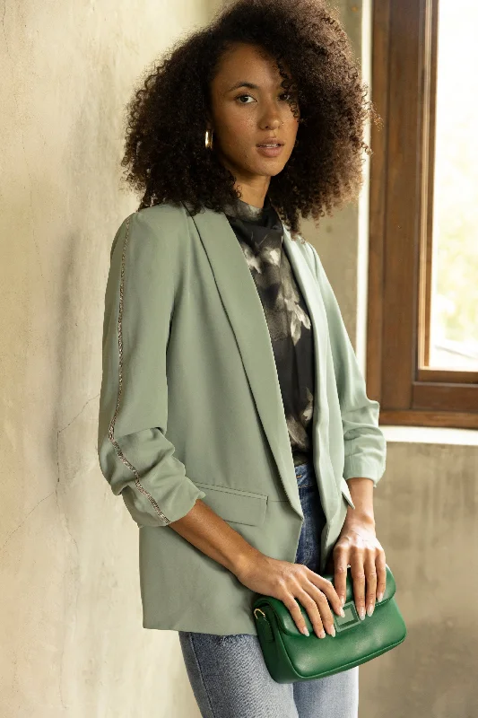 Formal JacketsBilly Blazer with Zipper Detail