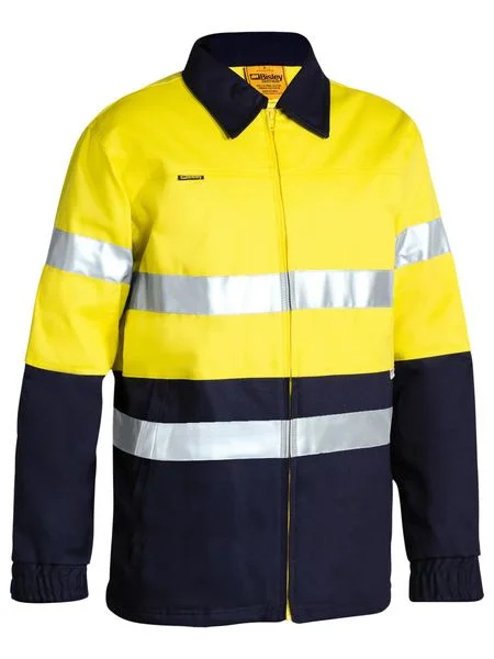 Artist JacketsBisley Hi Vis 2 Tone Taped Cotton Drill Jacket BK6710T