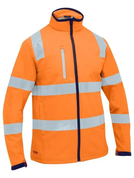 Suede JacketsBisley Taped Hi Vis Soft Shell Jacket (BJ6058T)