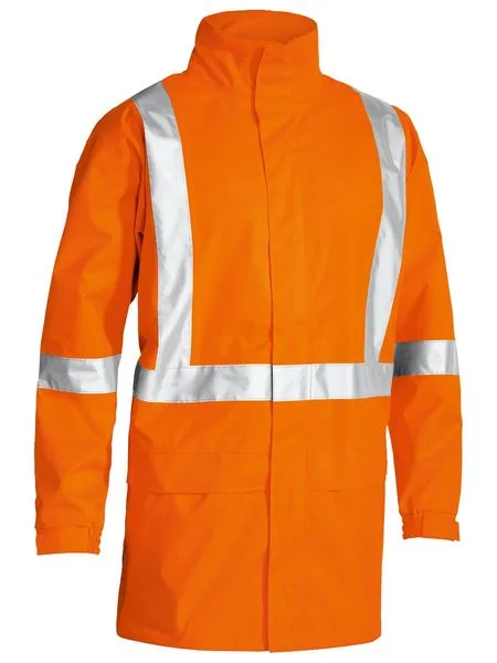 Camping JacketsBisley X Taped Hi Vis Rain Shell Jacket-(BJ6968T)