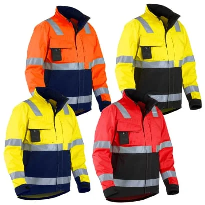 Trench CoatsBlaklader Hi Visibility Water Repellent Lightweight Safety Work Jacket RIS 3279 - 4064