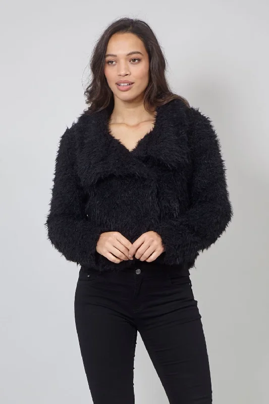 Collaborative JacketsTeddy Fur Oversized Jacket