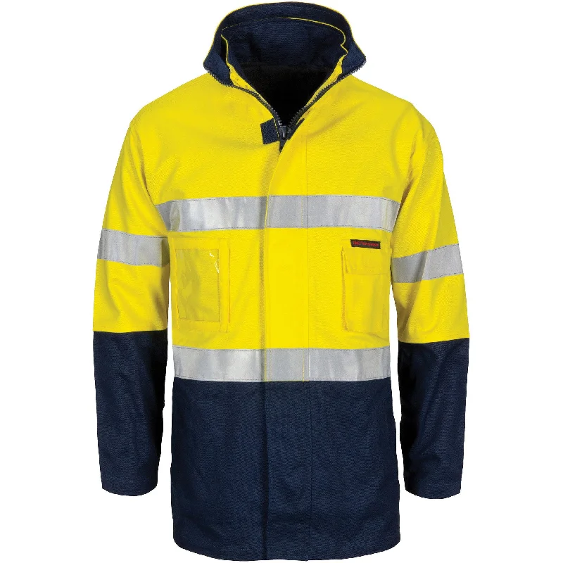 Band Merch JacketsDNC Hi Vis "4 IN 1" Cotton Drill Jacket With Generic R/Tape (3764)