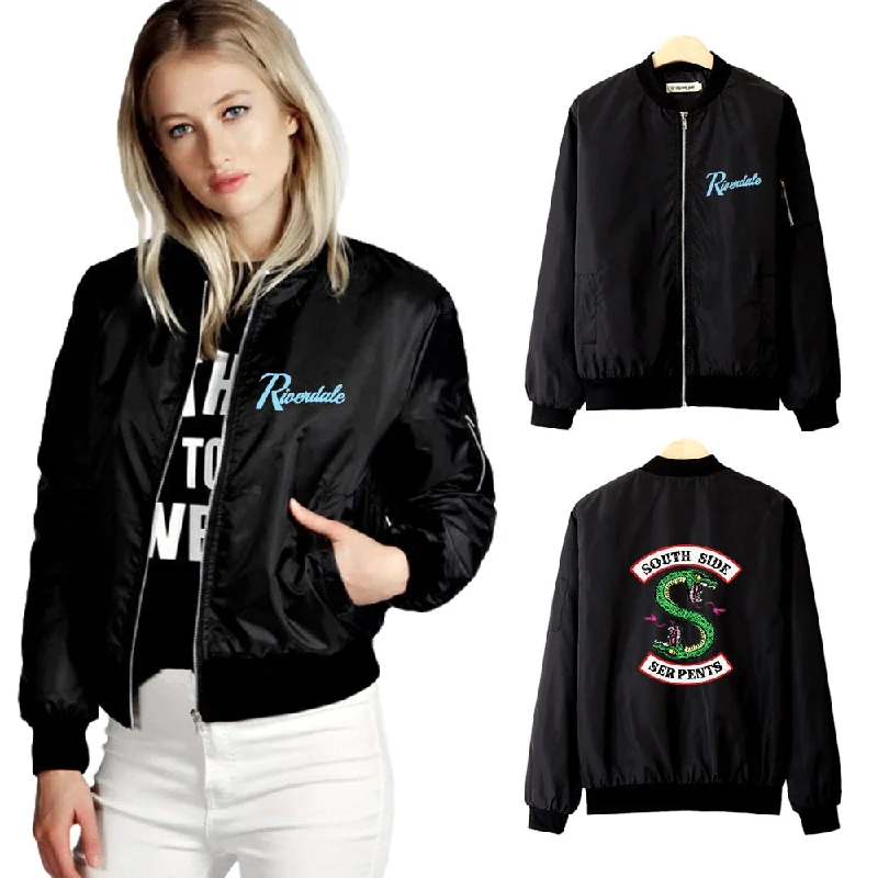 Quilted JacketsFrdun Tommy Riverdale Thin Jacket Women 2019 Fashion Hot Jacket Women Spring And Autumn New Style Casual Jacket Clothes S-4XL