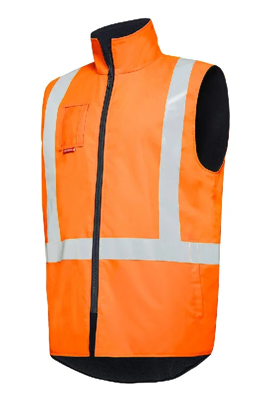 Hooded JacketsHard Yakka Hi-Vis Taped All Weather Fleece Vest (Y21480)