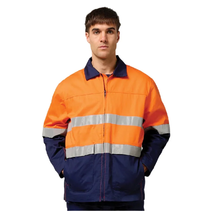 Rainproof JacketsHard Yakka Core Hi-vis 2 Tone Cotton Drill Taped Jacket (Y06545)