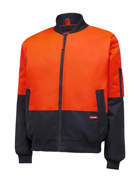 Cropped JacketsHard Yakka Hi-Visibility 2Tone Bomber Jacket (Y06670)