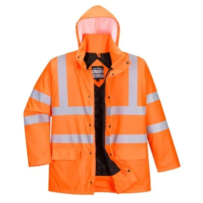 Statement JacketsHi Viz Windproof Soft PU Breathable Waterproof Sealtex Ultra Jacket Lined - S490