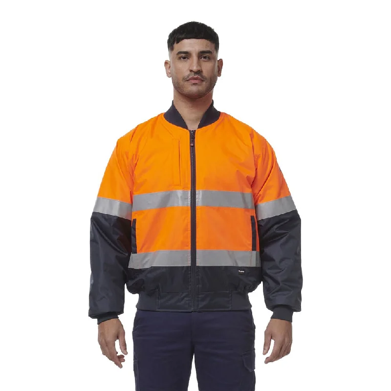 Fringed JacketsKing Gee Hi Vis Reflective Bomber Jacket (K55032)