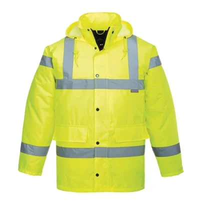 Thermal JacketsPortwest Hi Vis Waterproof breathable Traffic Jacket - S461