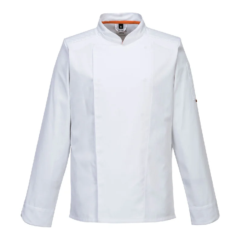 Branded JacketsPortwest MeshAir Pro L/S Chefs Jacket C838