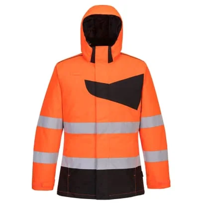 Nylon JacketsPW2 Hi Vis Waterproof Winter Jacket- Portwest PW261