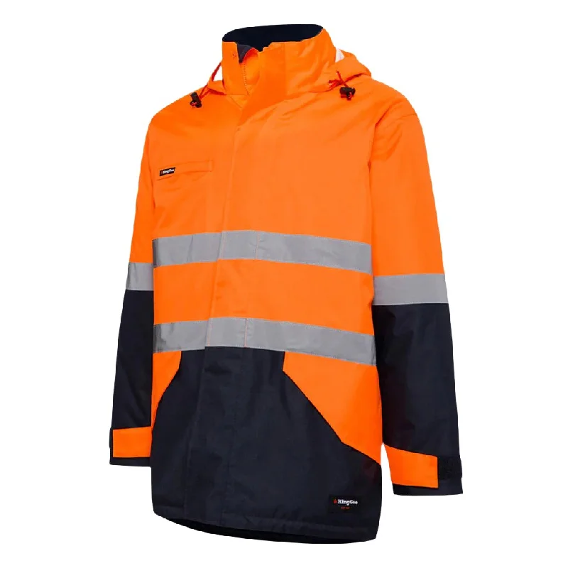 Bomber JacketsKing Gee Hi-Vis Reflective Waterproof Insulated Jacket (K55010)