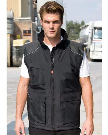 Hip-Hop JacketsResult Workguard Vostex Bodywarmer Gilet mens - R306X