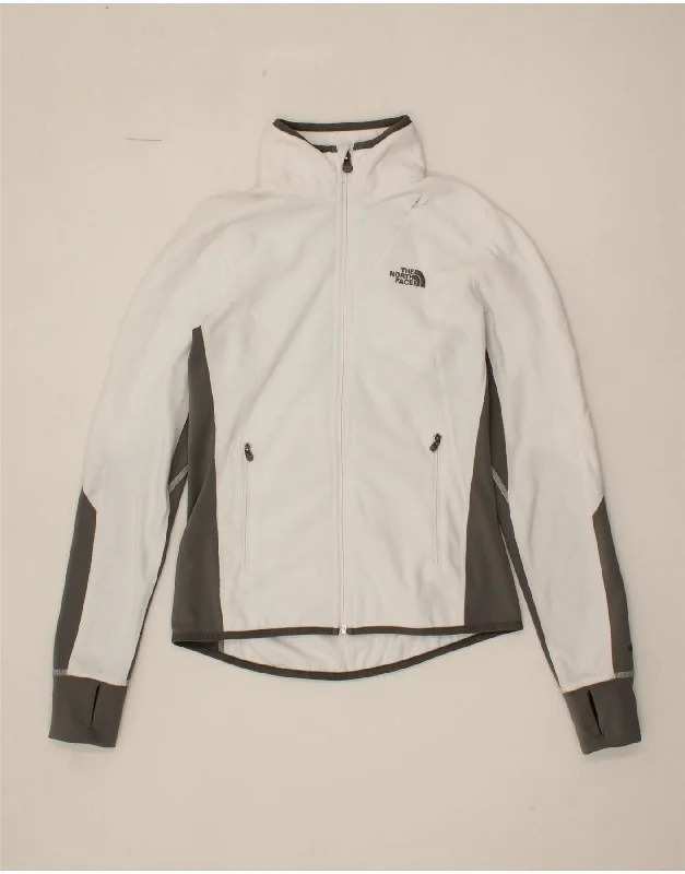 Trench CoatsTHE NORTH FACE Womens Fleece Jacket UK 10 Small White Colourblock