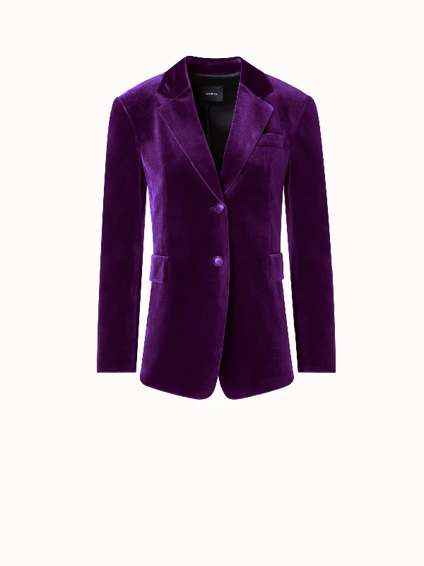 Waterproof JacketsVelvet Blazer with Stretch