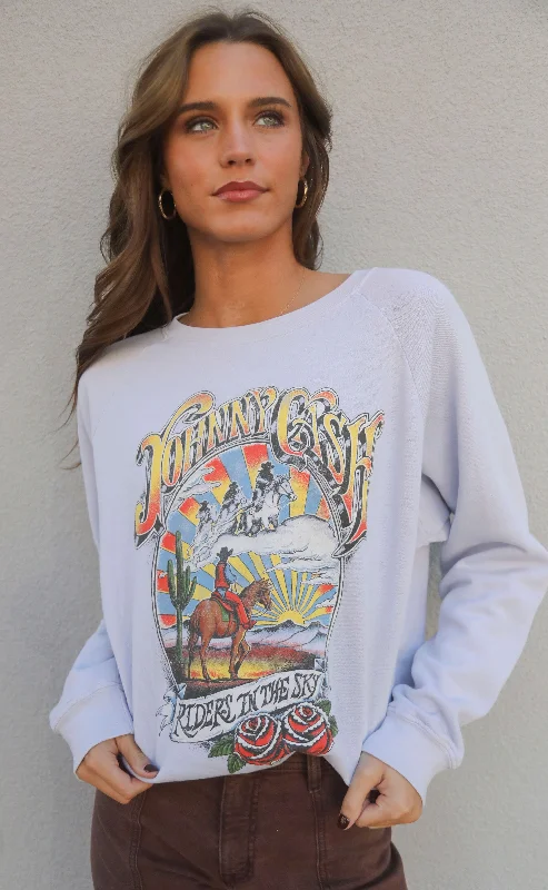 Bamboo Fiber Sweatshirtsdaydreamer: johnny cash ghost riders vintage sweatshirt