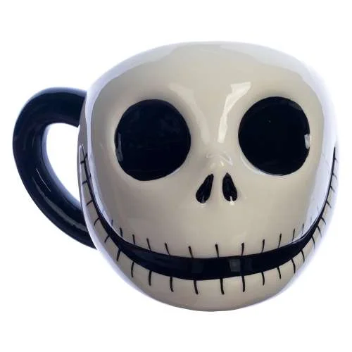 Disney The Night Before Christmas Jack Skellington Sculpted Ceramic Mug