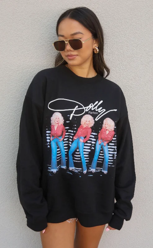 Vintage Hoodiesdolly parton triple threat sweatshirt