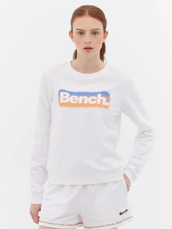 Minimalist SweatshirtsFrench Terry Graphic Crew Neck Sweatshirt