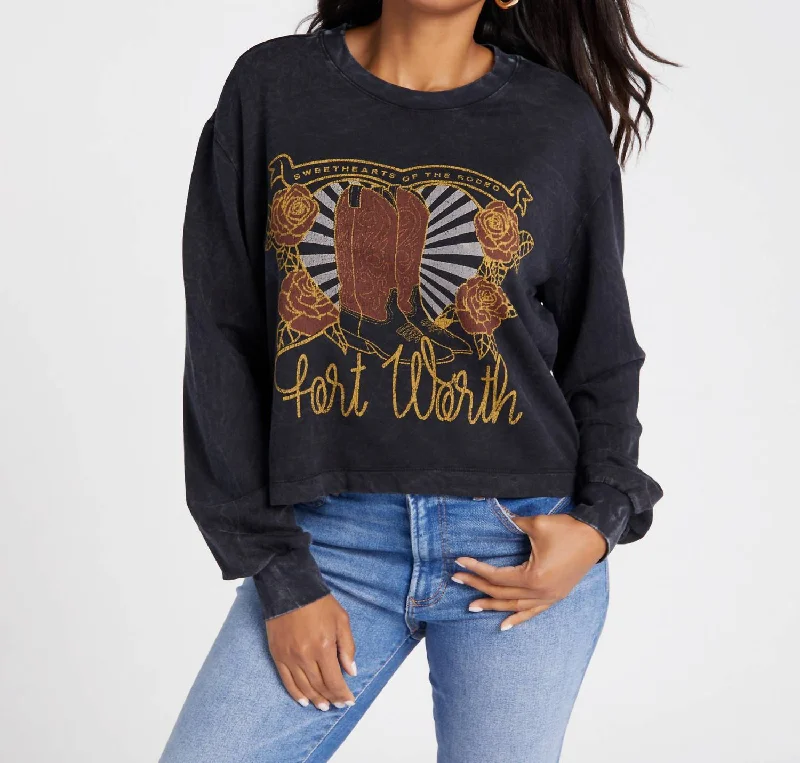 Lounge HoodiesFw Boots Sweatshirt In Black