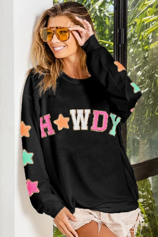 Sleep HoodiesHowdy Stars Lightweight Sweatshirt