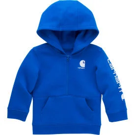 Oversized HoodiesInfant/Toddler Long Sleeve 1/2 Zip Sweatshirt - Lapis Blue