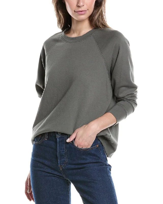 Stretch-Knit SweatshirtsJames Perse French Terry Relaxed Sweatshirt