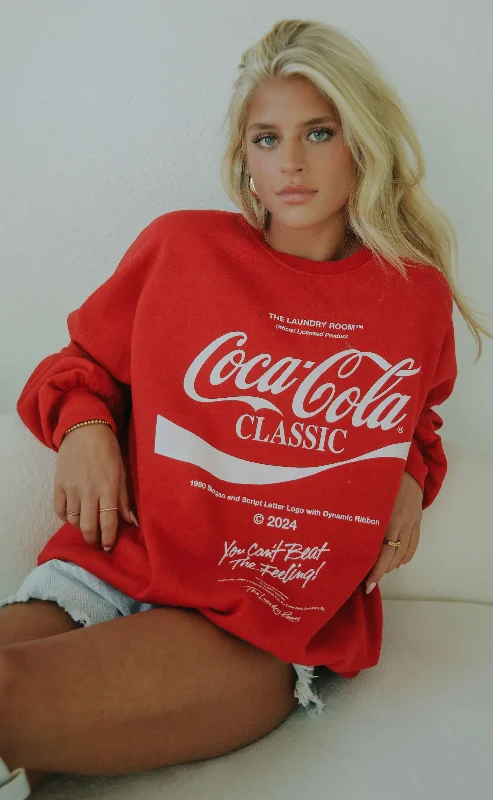 Running Sweatshirtslaundry room: coca cola sweatshirt