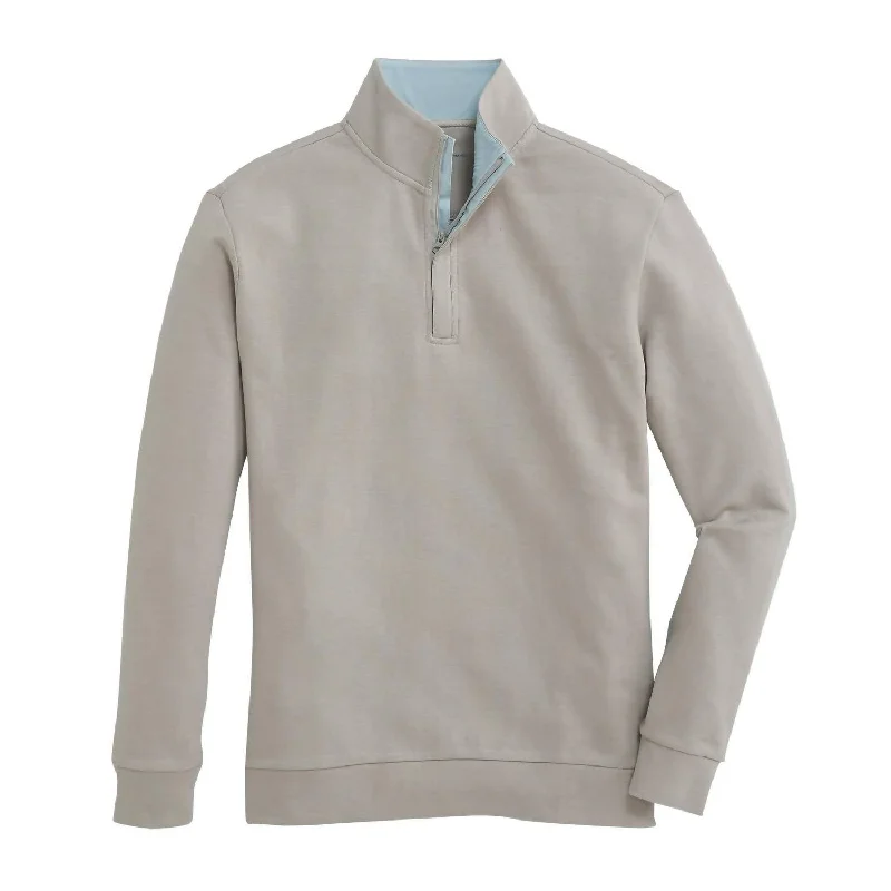 Cultural SweatshirtsMen's Venture Pique 1/4 Zip Sweatshirt In Mirage Grey