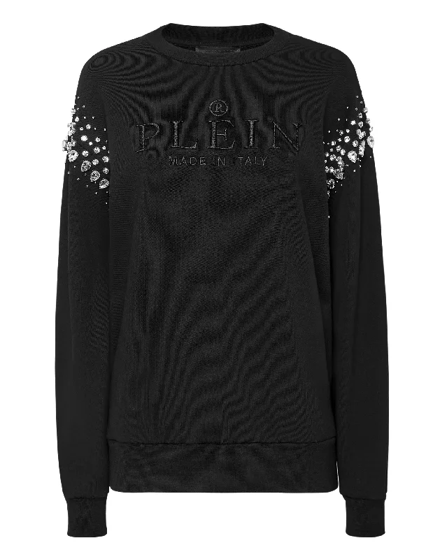 Skateboard SweatshirtsSweatshirt LS Crystal Iconic Plein