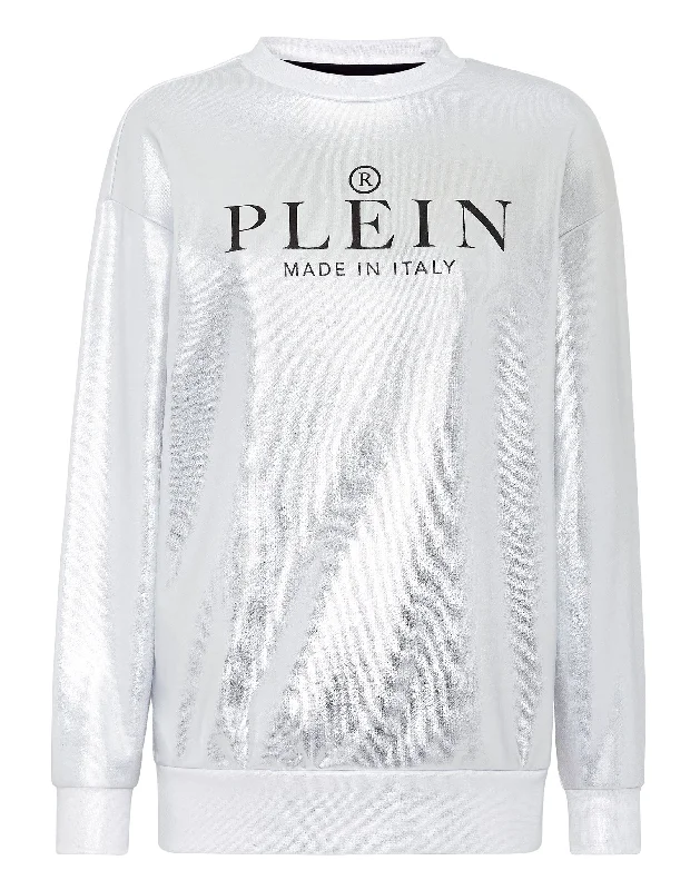 Asymmetrical HoodiesSweatshirt LS Iconic Plein