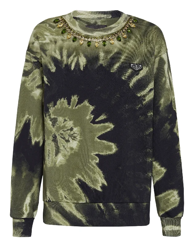 Studded SweatshirtsSweatshirt  Tie dye