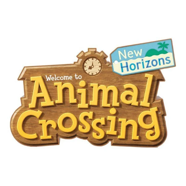 Welcome to Animal Crossing Logo Light