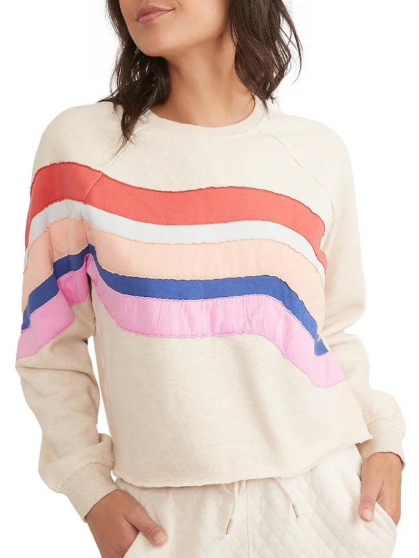 Fringed HoodiesWomens Cotton Blend Quilted Sweatshirt