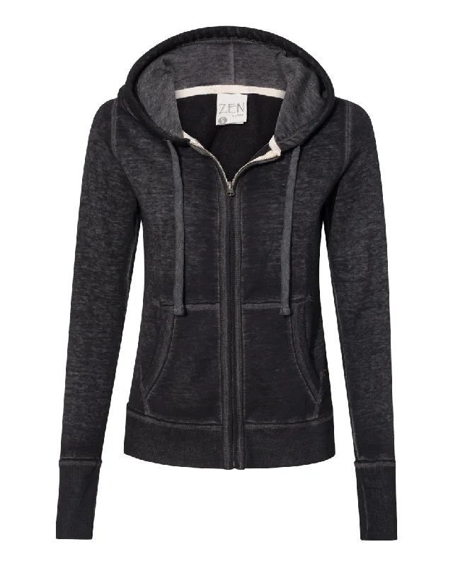 Designer SweatshirtsWomen's Zen Fleece Full-Zip Hooded Sweatshirt