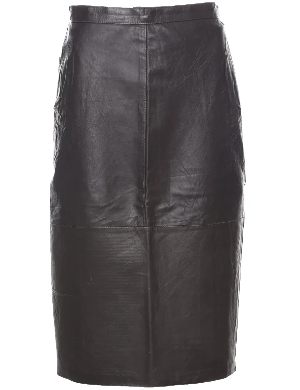 Jersey T-ShirtsLeather Pencil Skirt - S