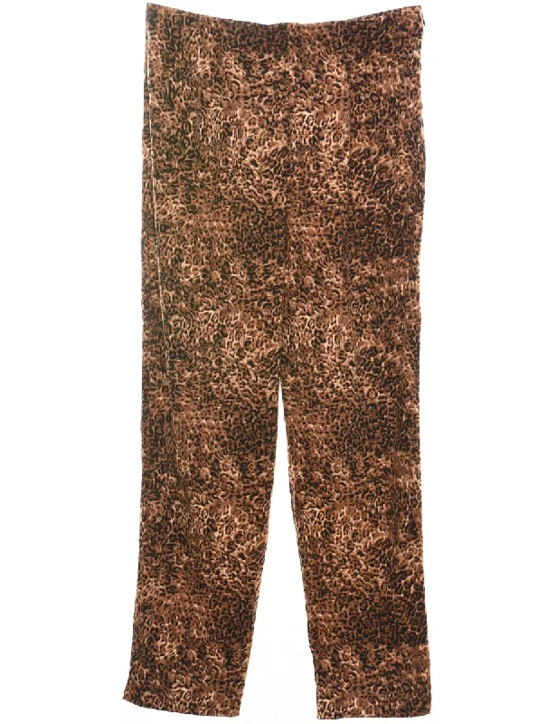 Fleece T-ShirtsLeopard Print Trousers - W32 L31