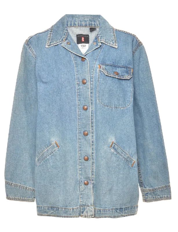 Festival T-ShirtsLevi's Light Wash 1990s Denim Jacket - M