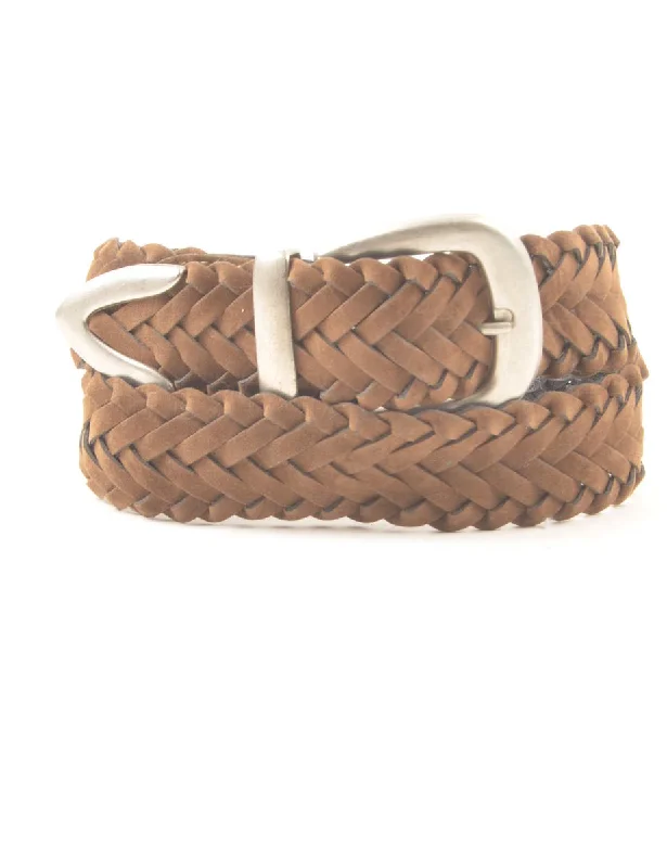 Glitter T-ShirtsLight Brown Woven Belt - M