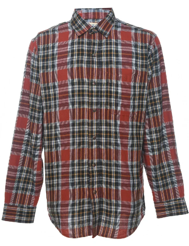 Relaxed Fit T-ShirtsLong Sleeved Checked Shirt - M