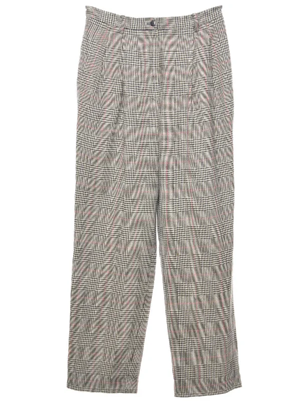 Asymmetrical T-ShirtsLord and Taylor Grey Dogtooth Check Trousers - W29 L29