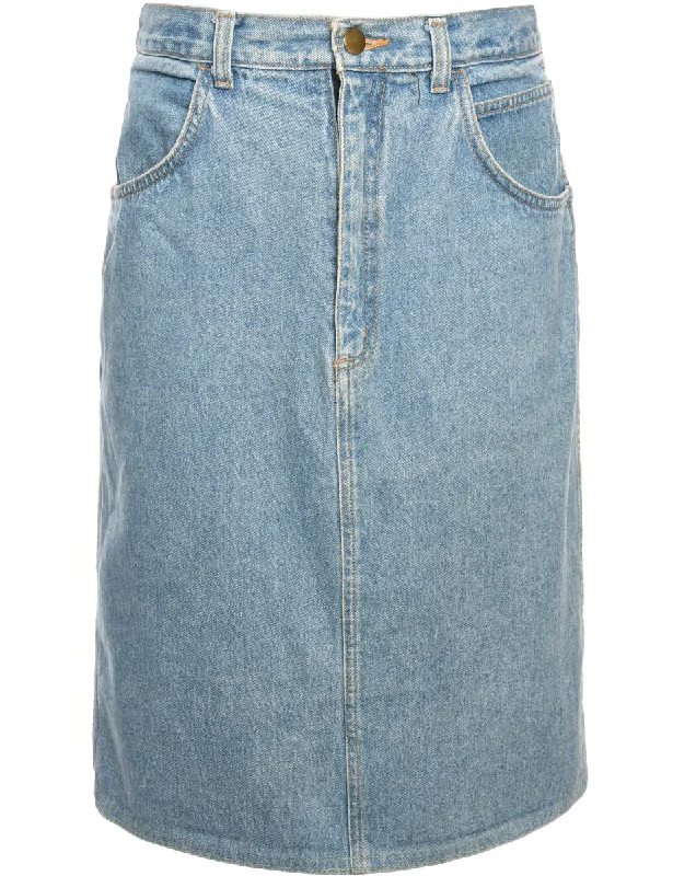 Glitter T-ShirtsMedium Wash Denim Skirt - L