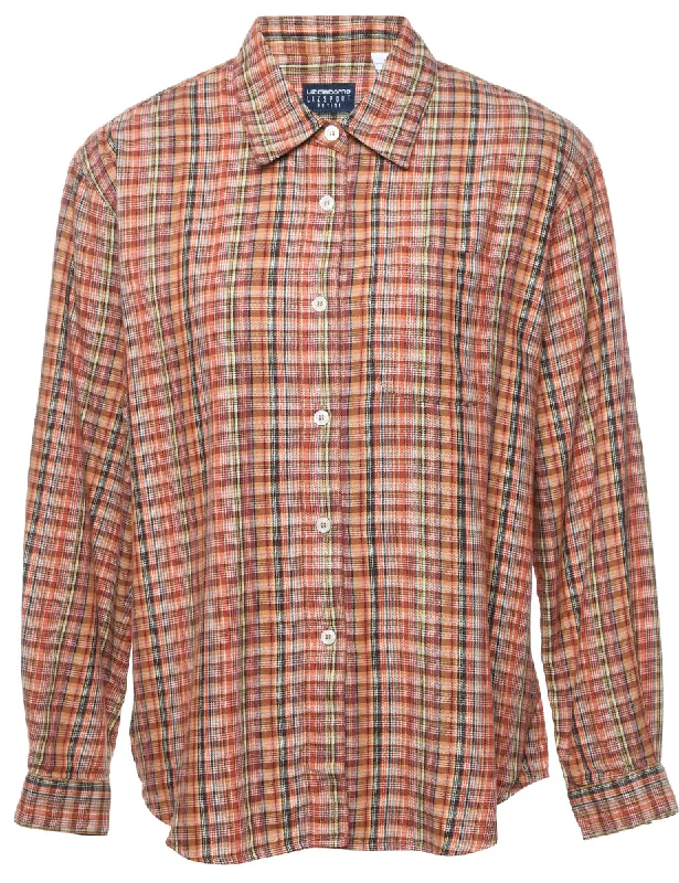 Quick-Dry T-ShirtsMulti-colour Checked Shirt - M