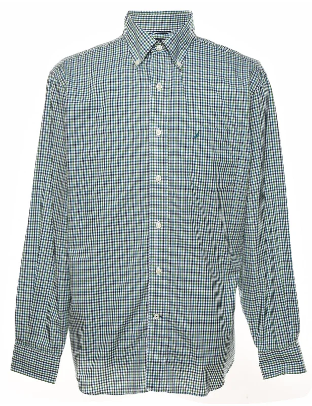 Distressed T-ShirtsNautica Checked Shirt - L