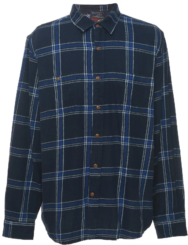 Artist T-ShirtsNavy Checked Shirt - L