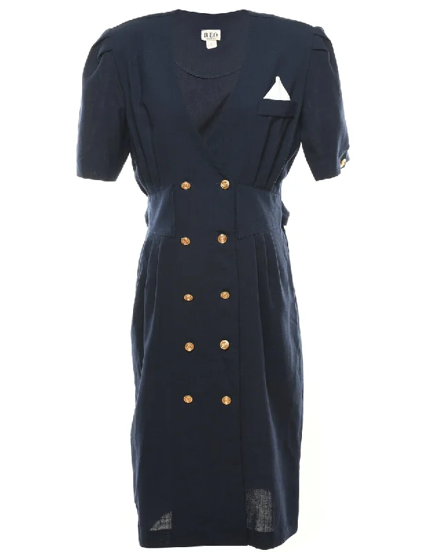 Crewneck T-ShirtsNavy Coat Dress - L